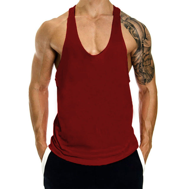 Men's Sport Fitness Vest Muscle Training